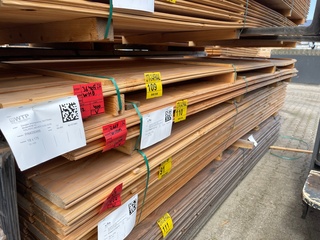 Ca. 12x Douglas Wisselsponning/Halfhoutsrabat, 18x190mm, lengte 400cm